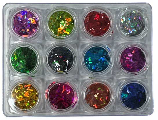 Decoración letras multiusos Para Uñas, Cara y Cabello