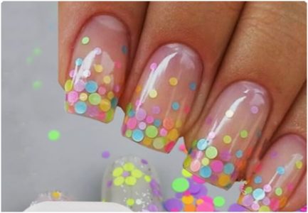 Decoración Multiusos en Círculos – Para Uñas, Cara y Cabello