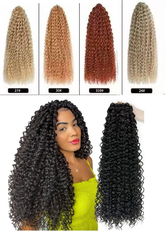 Cabello tipo crochet