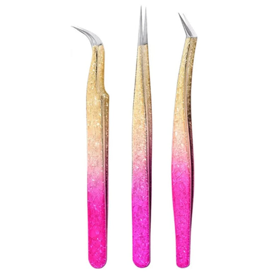 Kit x 3 pinzas para pestañas