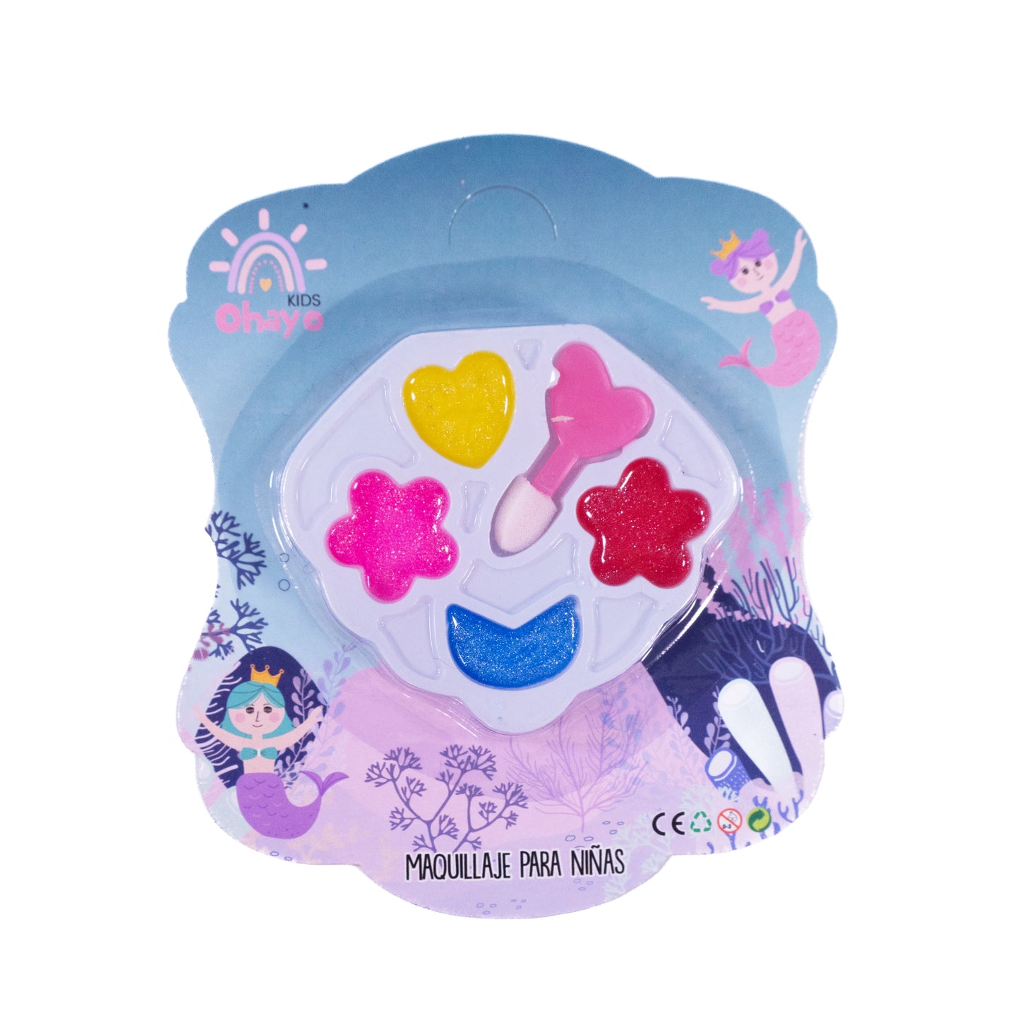 Maquillaje infantil sirenas