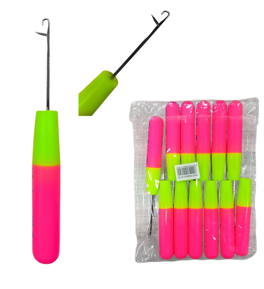 Aguja de crochet plastica