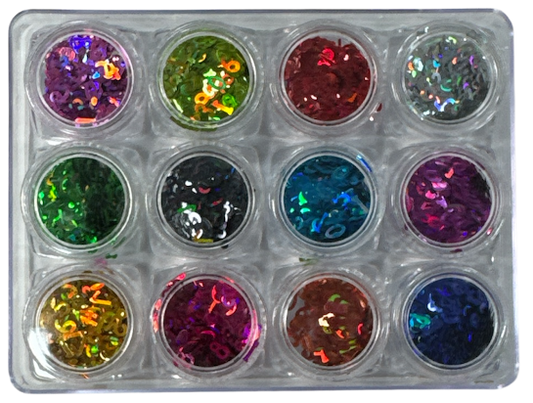 Decoración letras multiusos Para Uñas, Cara y Cabello