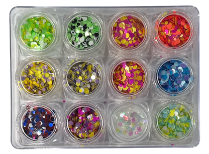 Decoración Multiusos en Círculos – Para Uñas, Cara y Cabello