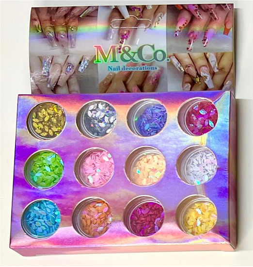 Decoración Multicolor  – Para Uñas, Cara y Cabello