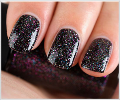 Decoración Multiusos escarchada tonos oscuros – Para Uñas, Cara y Cabello