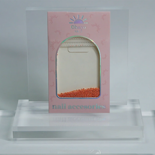 Decoración para uñas Caviar oro rosa