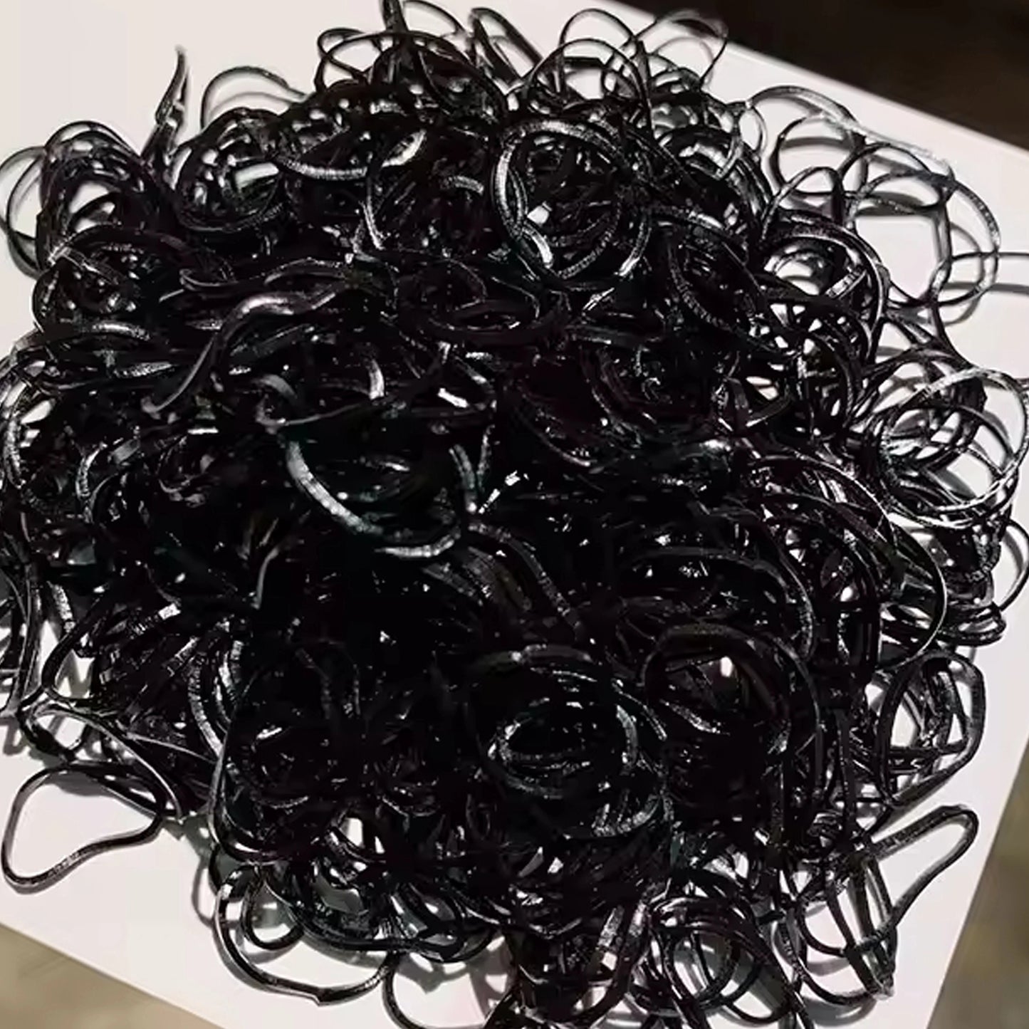 Cauchos en silicona para cabello x 500