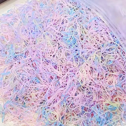 Cauchos en silicona para cabello x 500