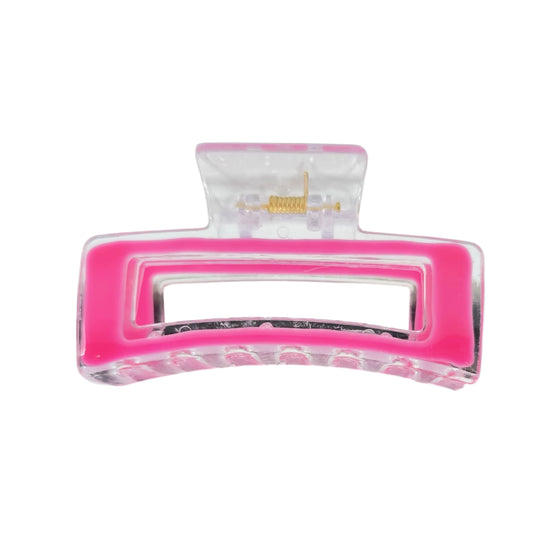 Pinza rectangular grande de colores