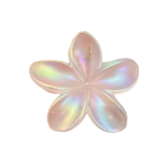 Pinza flor perlada