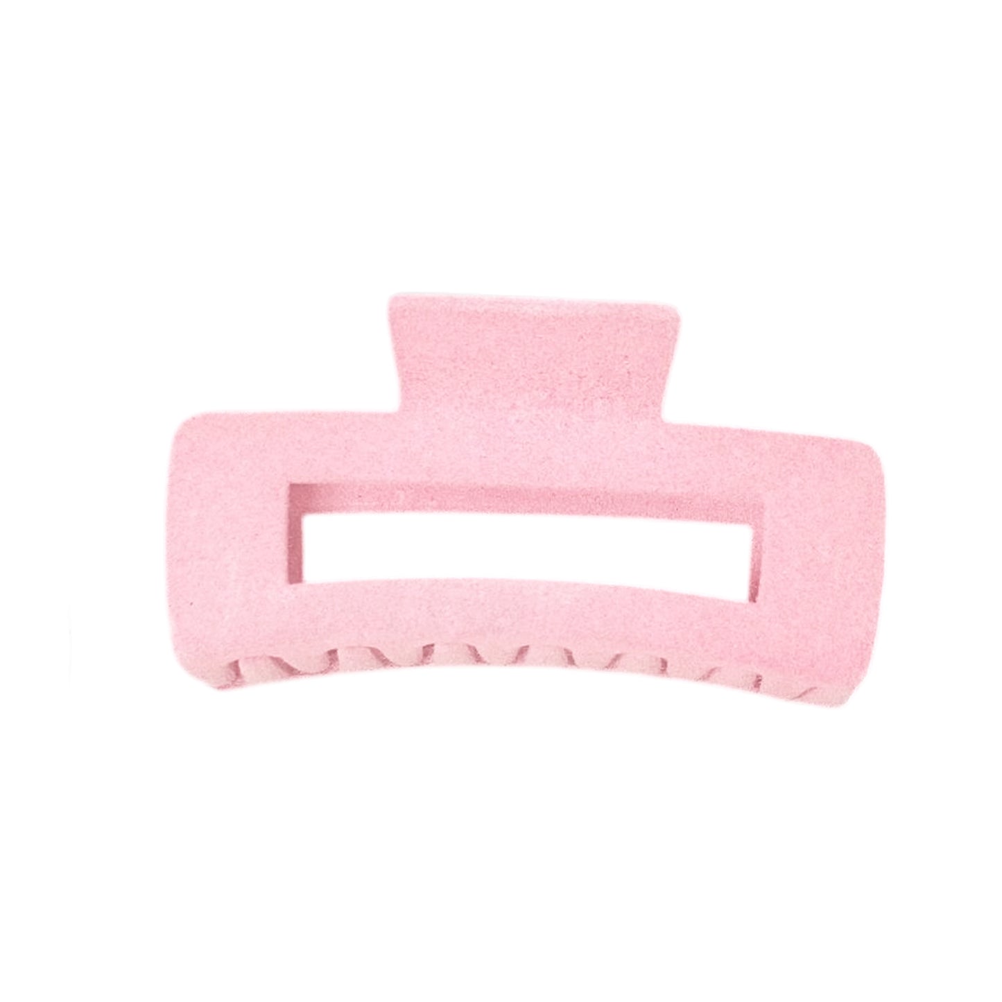 Pinza rectangular grande de terciopelo