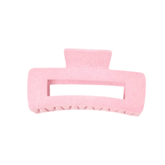 Pinza rectangular grande de terciopelo