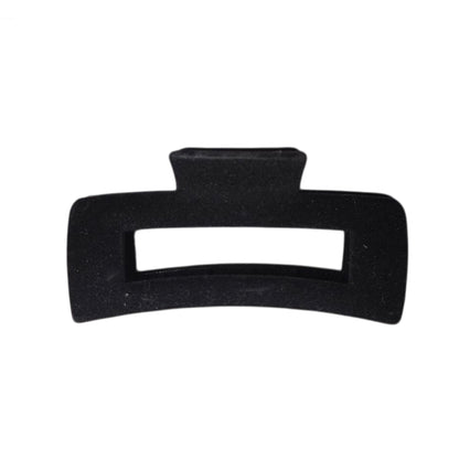 Pinza rectangular grande de terciopelo