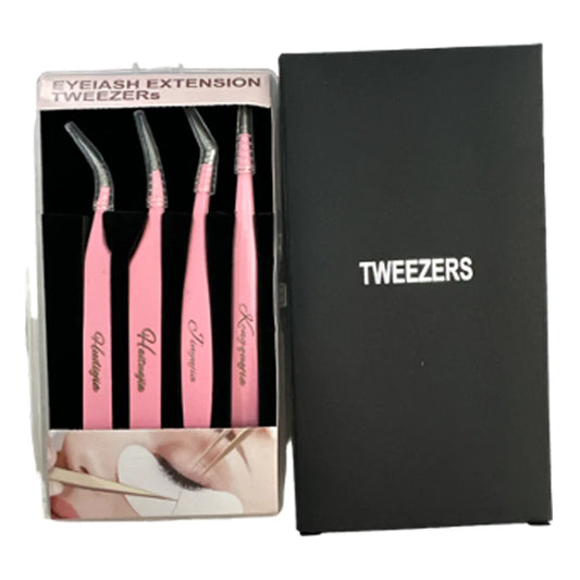 Kit de pinzas para pestañas X4