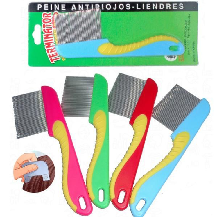 Peine para piojos con mango