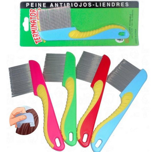 Peine para piojos con mango