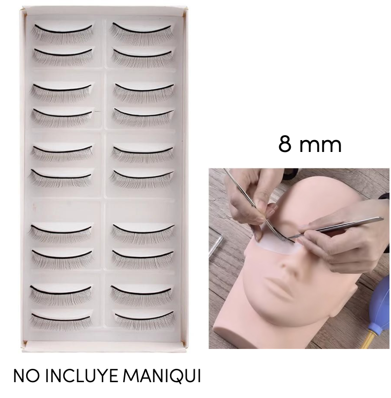 Pestañas de practica