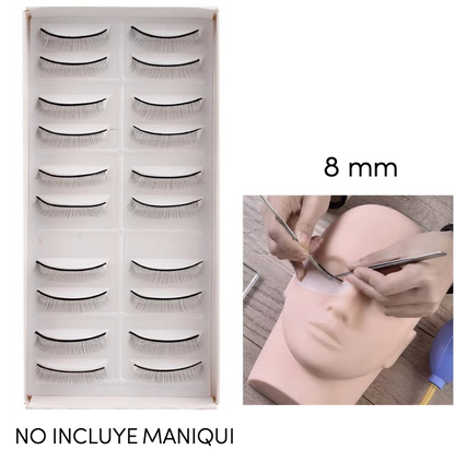 Pestañas de practica