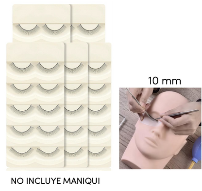 Pestañas de practica