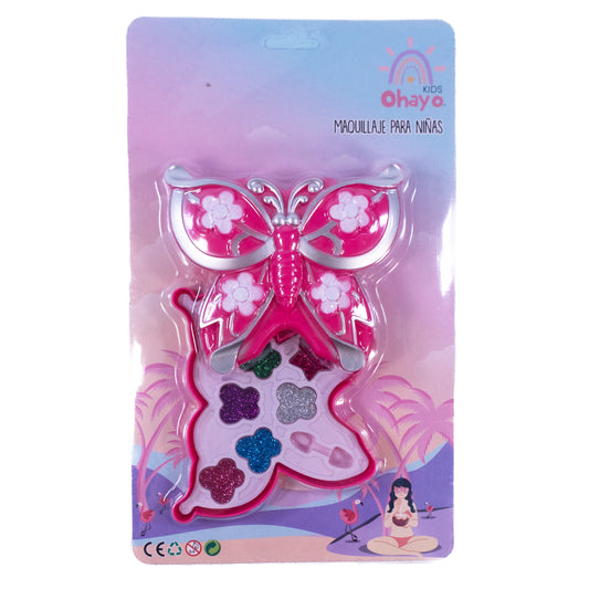 Maquillaje infantil mariposa