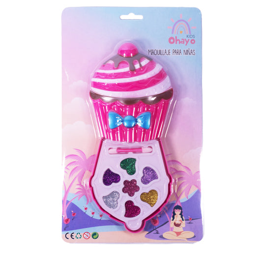 Maquillaje infantil cupcake