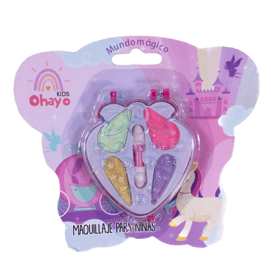 Maquillaje infantil corazon