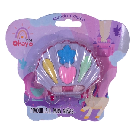 Maquillaje infantil concha de mar