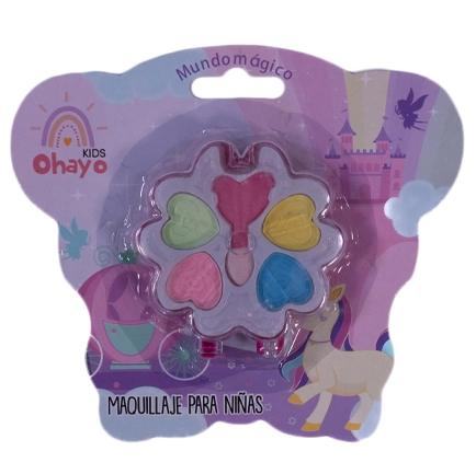 Maquillaje infantil flor