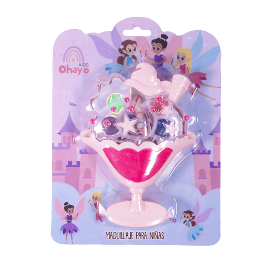 Maquillaje infantil copa de helado