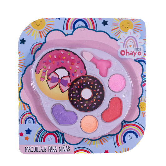 Maquillaje infantil donut