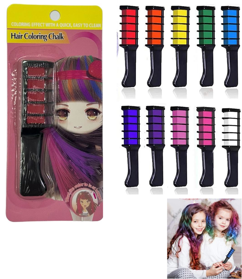 Tiza de colores para cabello