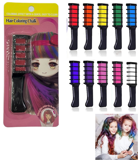 Tiza de colores para cabello