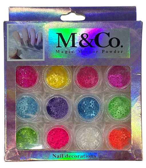 Decoración estrellas multiusos Para Uñas, Cara y Cabello