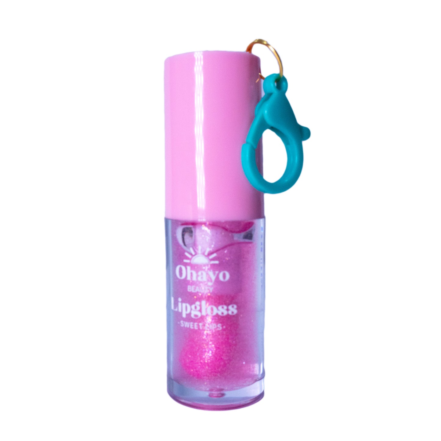 Gloss charm con glitter