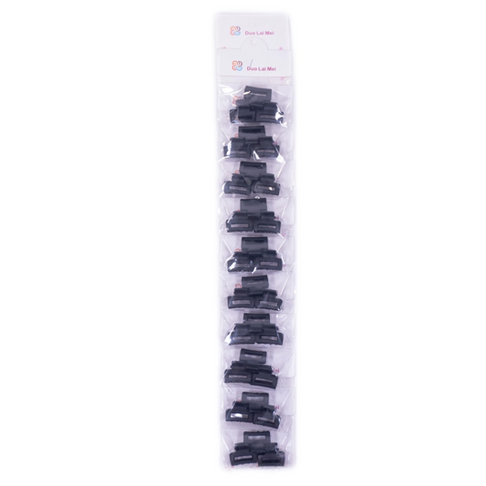 Pinza para cabello negro