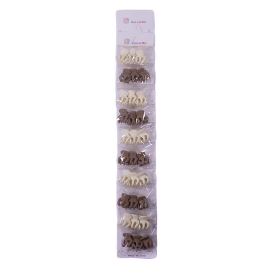 Pinza para cabello tierra
