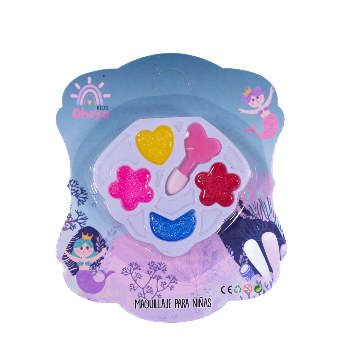 Maquillaje infantil sirenas