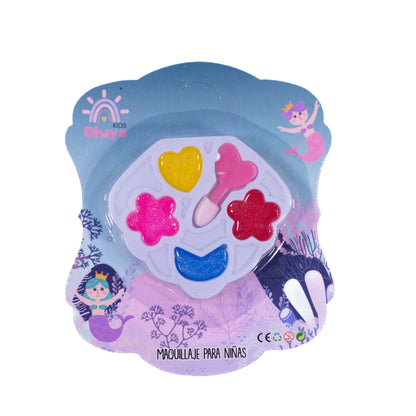 Maquillaje infantil sirenas