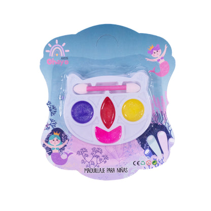 Maquillaje infantil sirenas