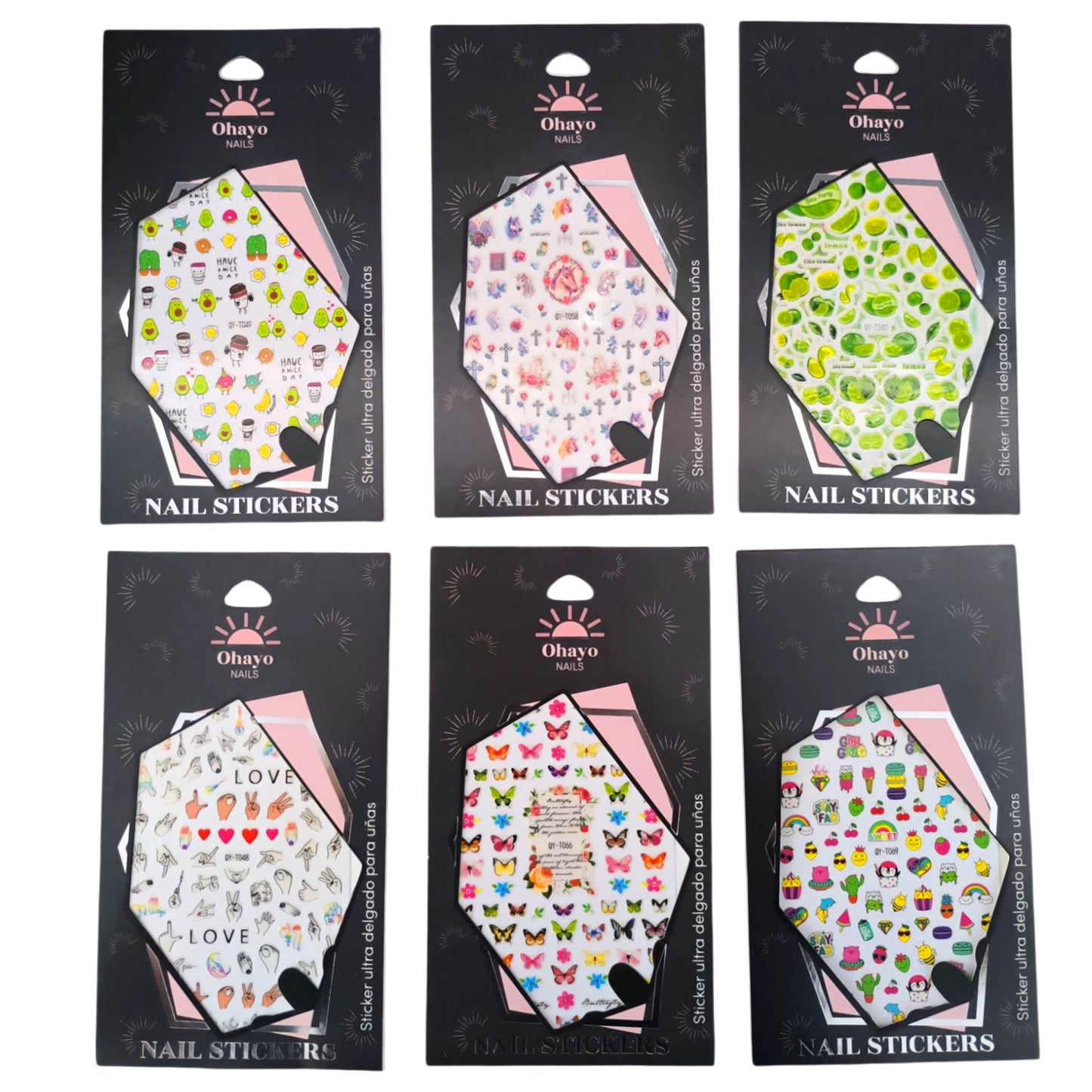Stickers para uñas