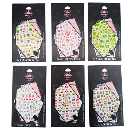 Stickers para uñas
