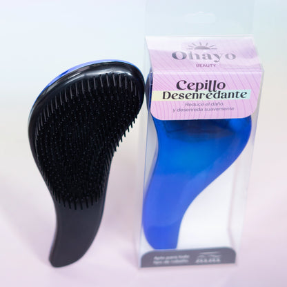 Cepillo desenredante antifrizz metalizado