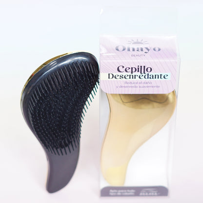 Cepillo desenredante antifrizz metalizado