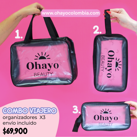 Combo Maletas organizadoras